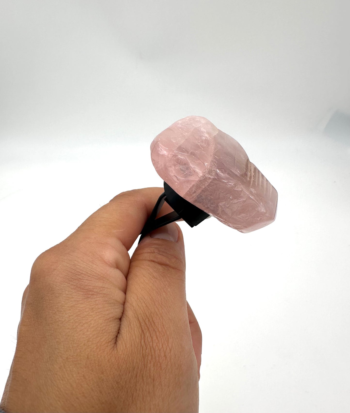 Rose Quartz Car Clip