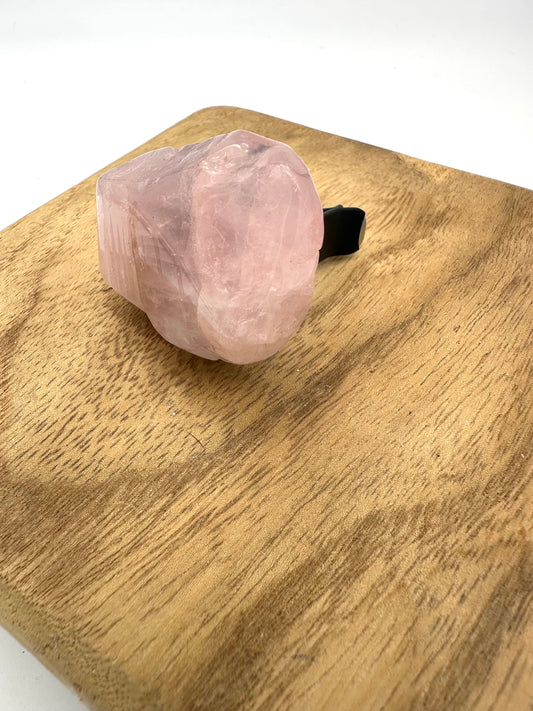 Rose Quartz Car Clip