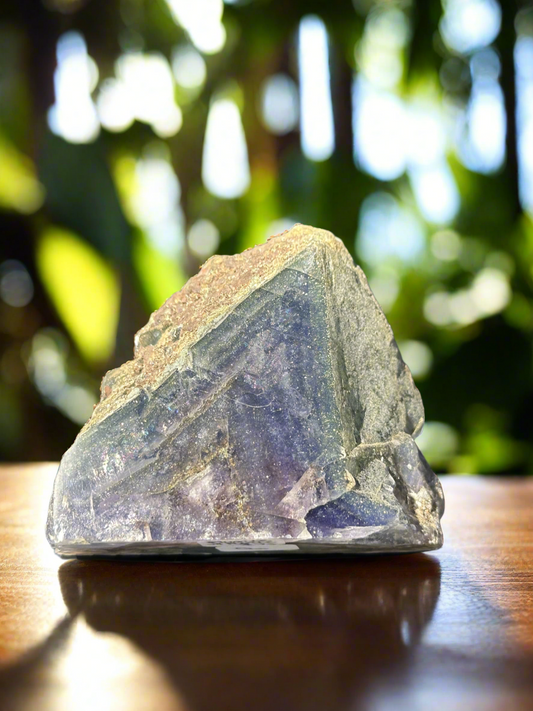 Fluorite Semi-Polished Crystal