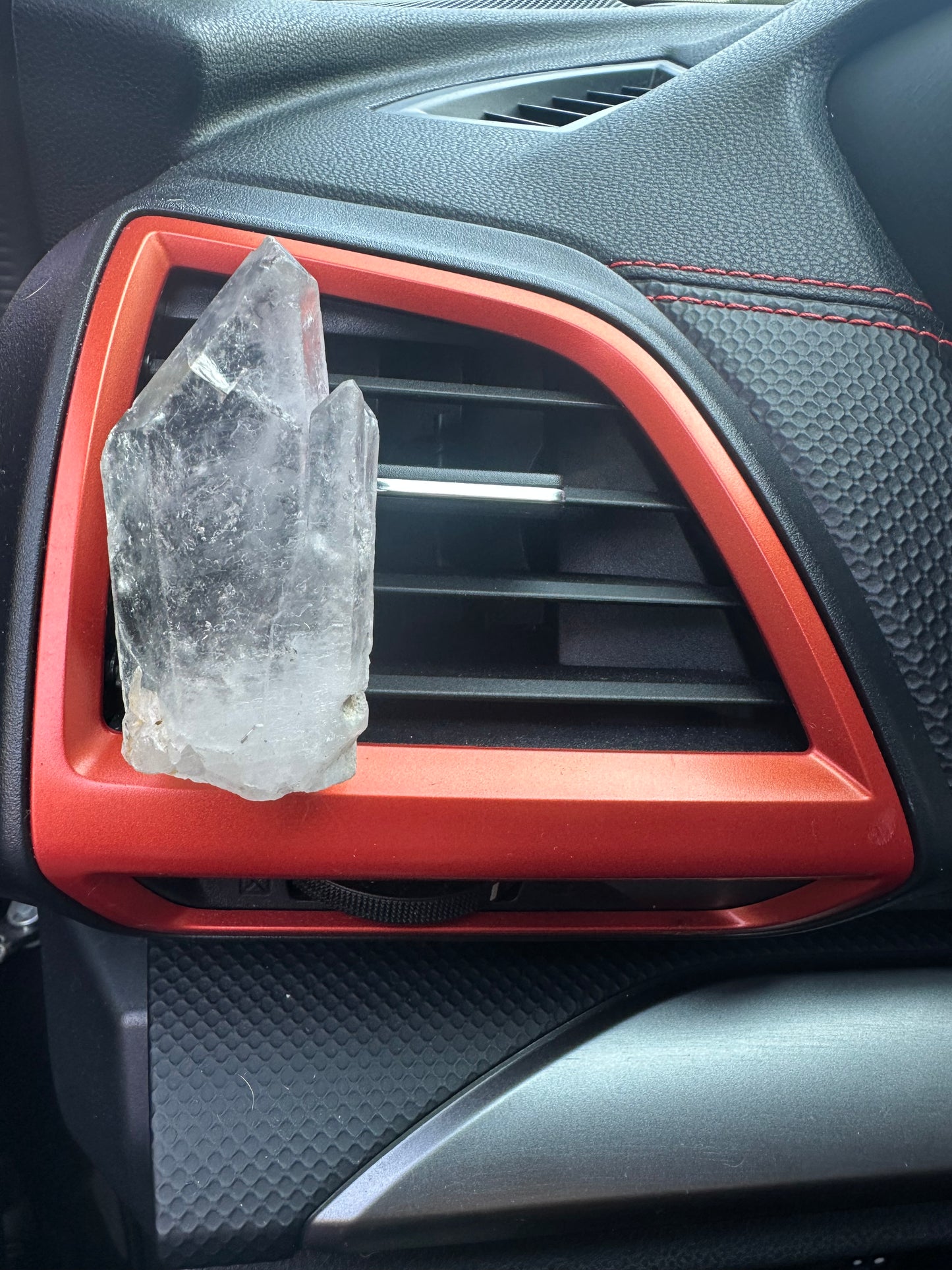 Smoky Quartz Car Clip