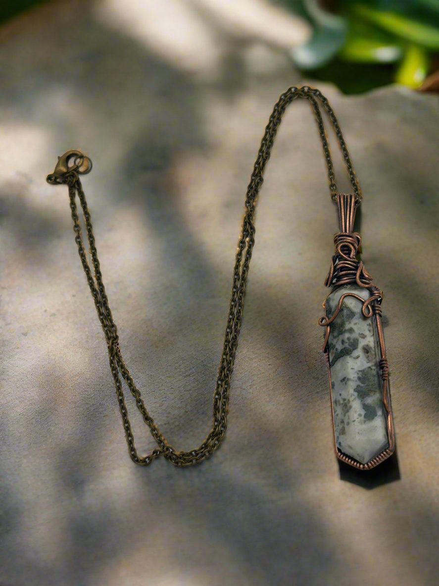 Moss Agate Pendant
