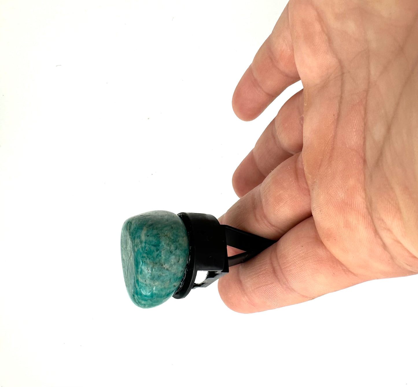 Amazonite Crystal Car Vent Clip
