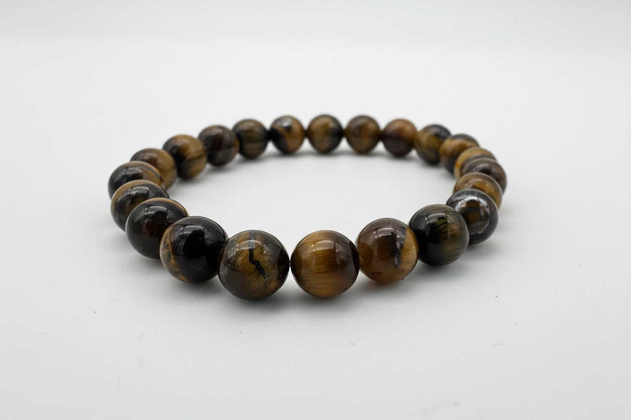 Tigers Eye Protective Unisex Gemstone Bracelet