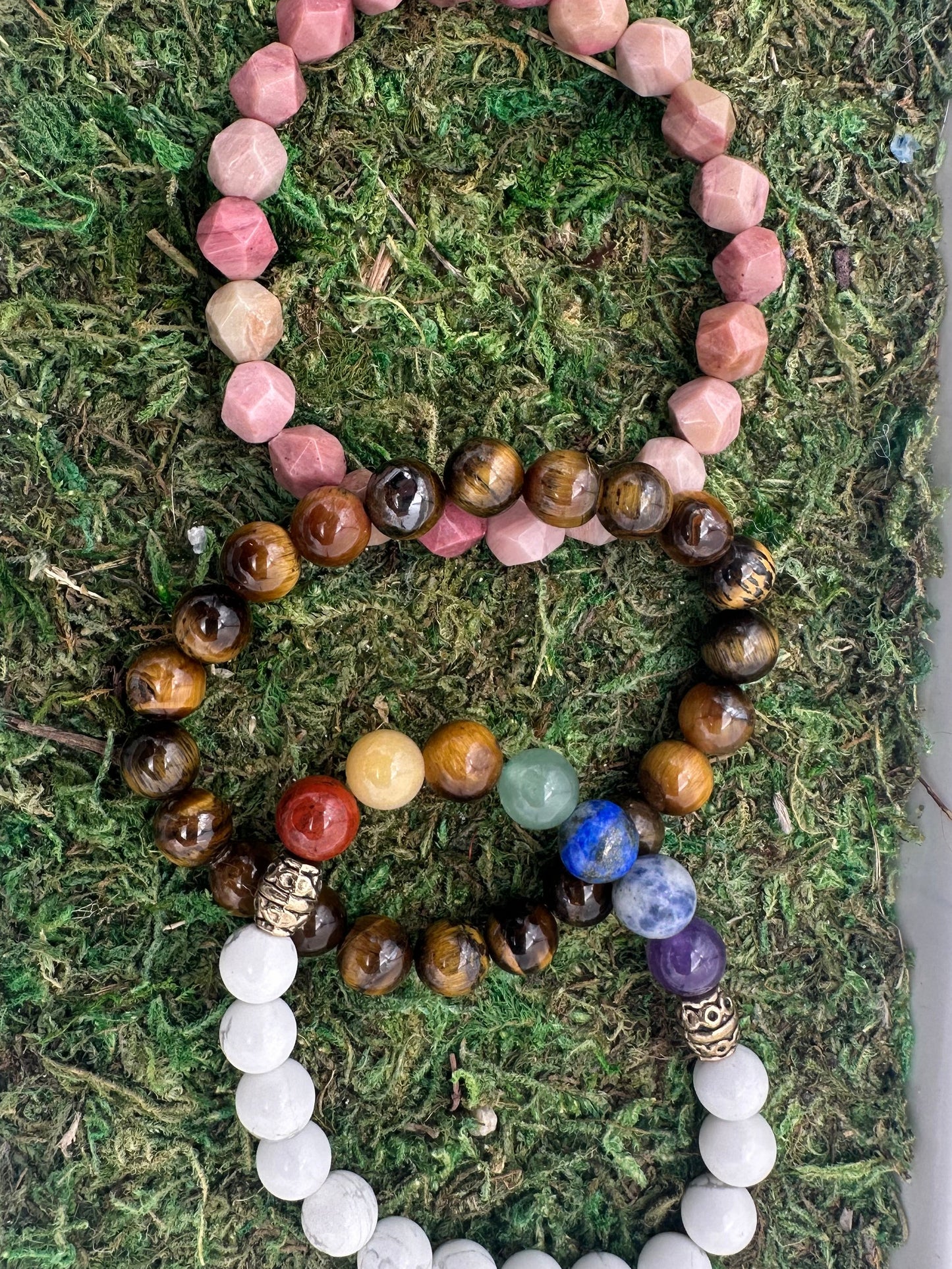 Rhodocrosite Gemstone Bracelet