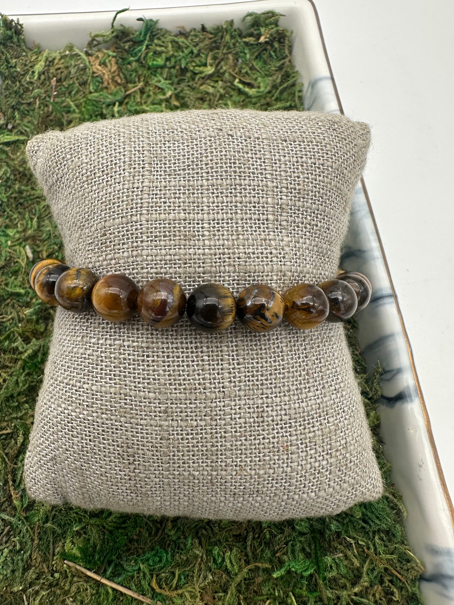 Tigers Eye Protective Unisex Gemstone Bracelet