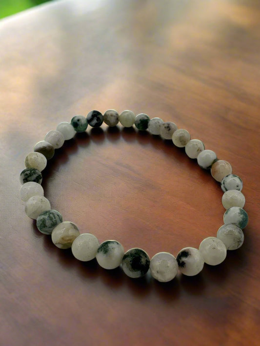 dendritic agate bracelet