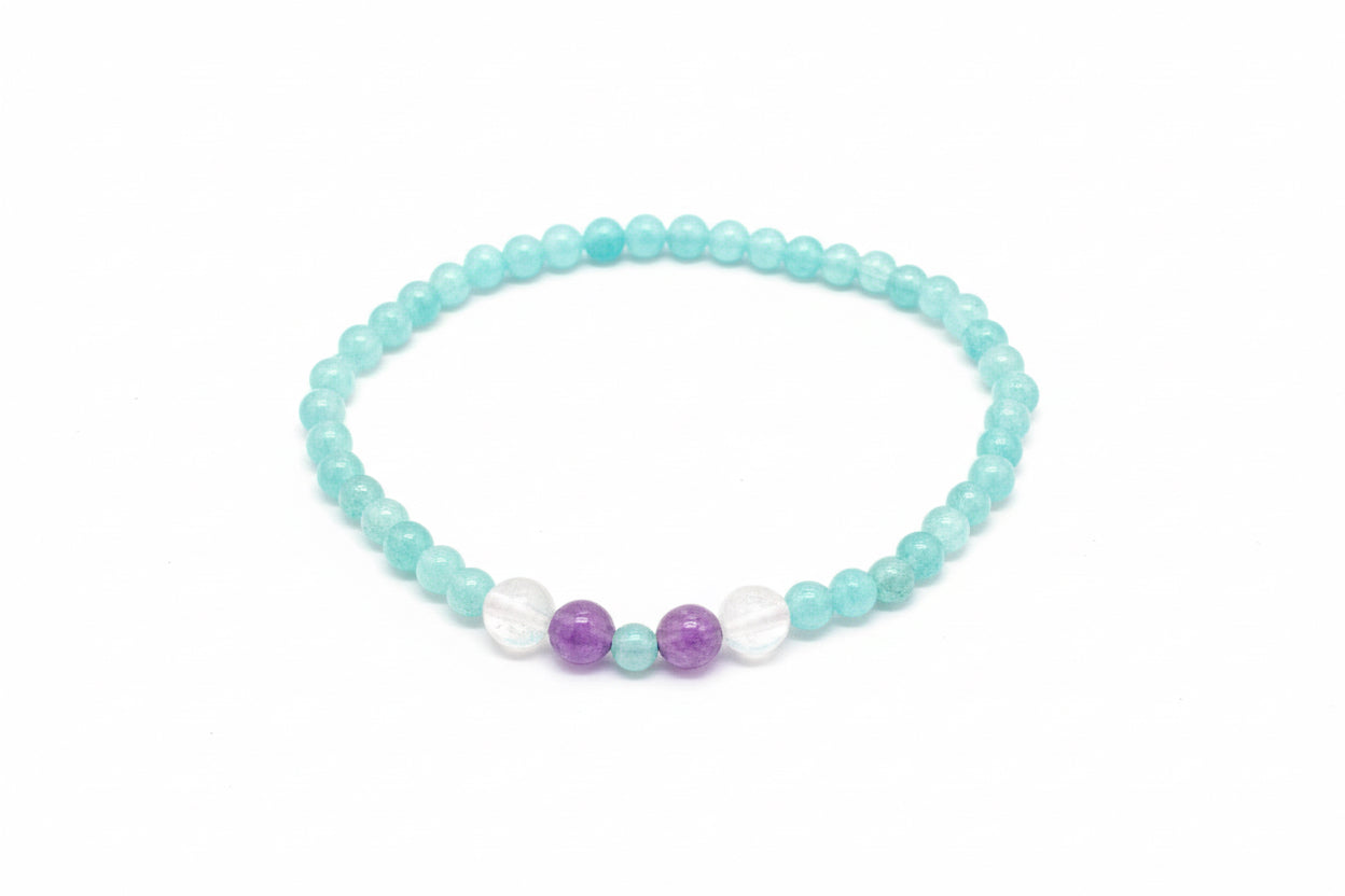 Aquamarine Amethyst Bracelet