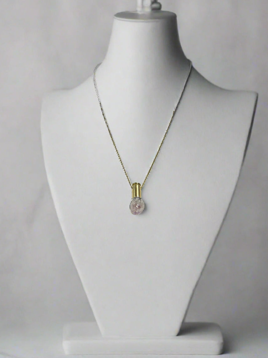 Crystals & Casings: Amethyst .45 Necklace