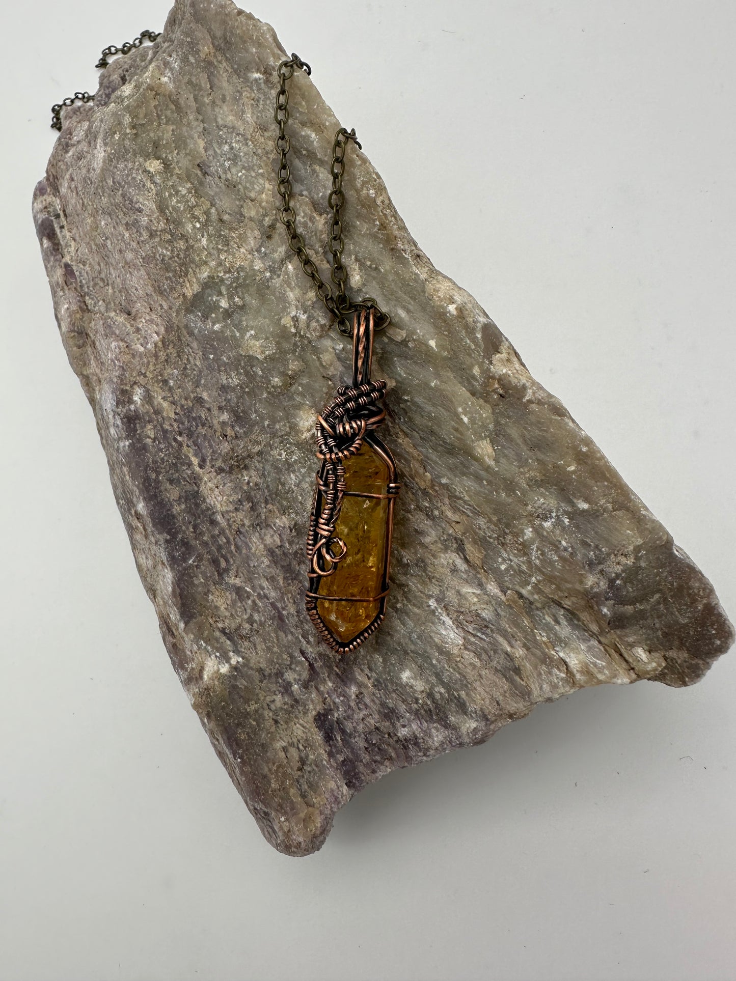 Lemon Quartz Pendant