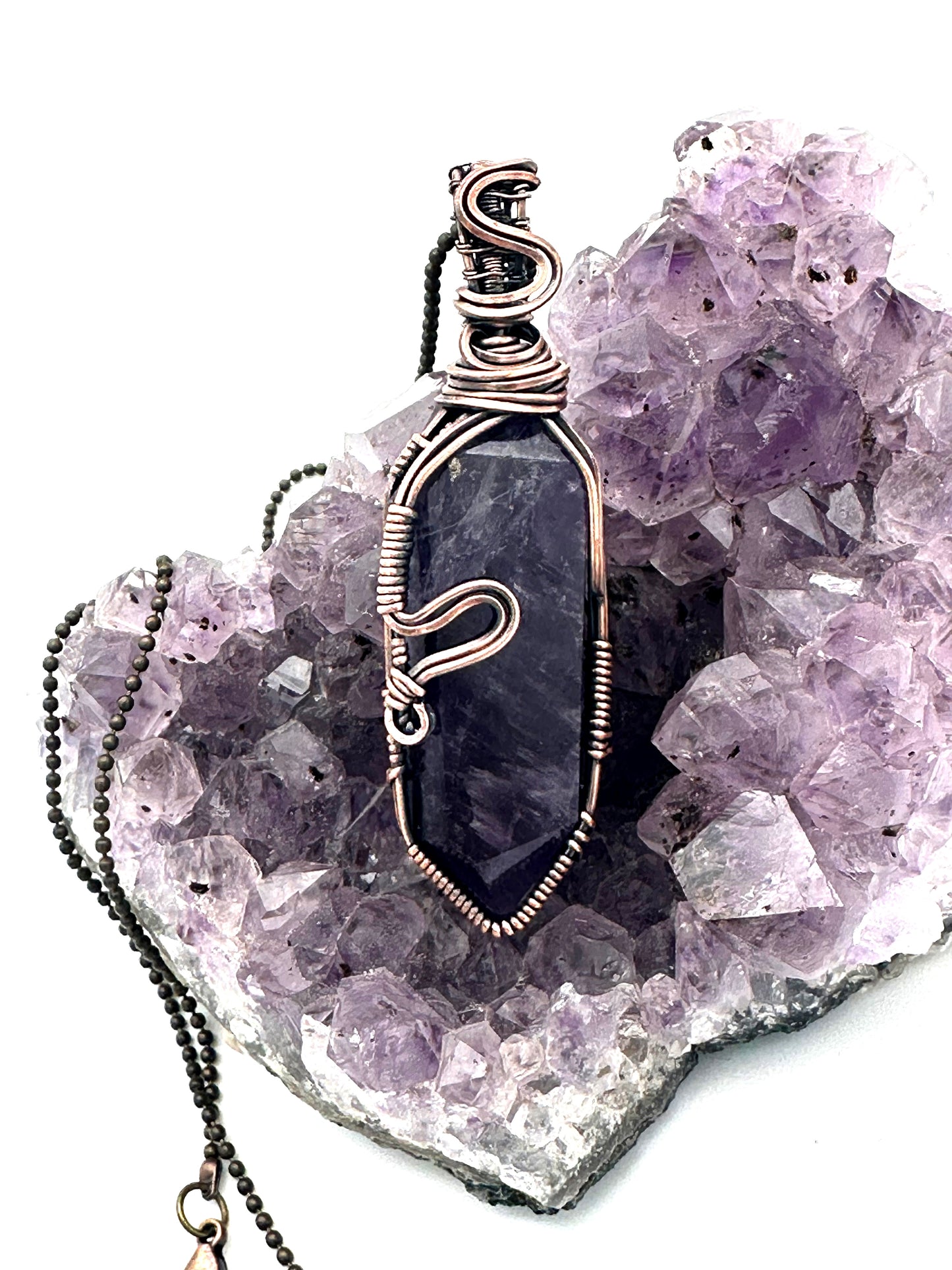 Amethyst Amulet Pendant