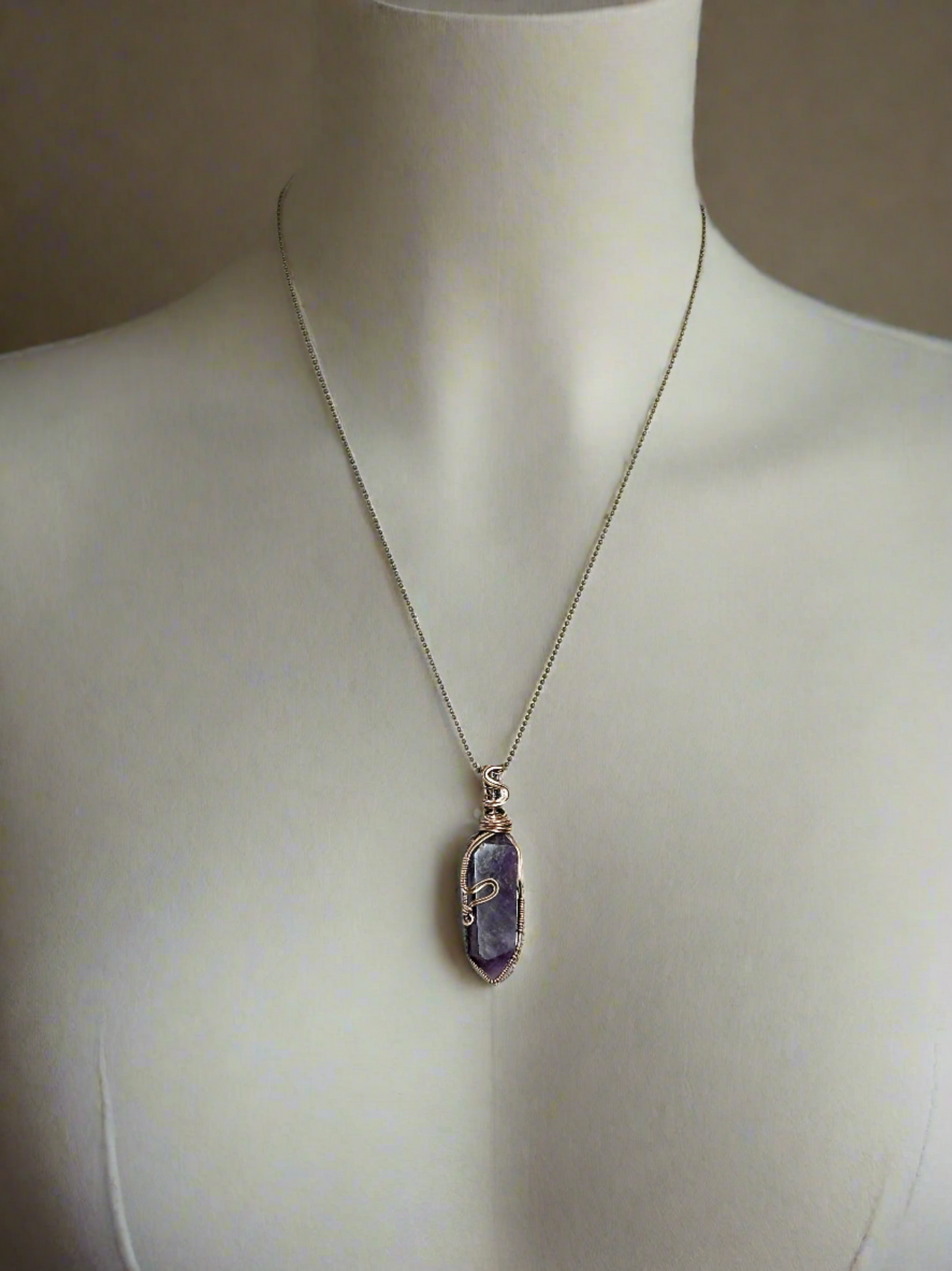 Amethyst Amulet Pendant