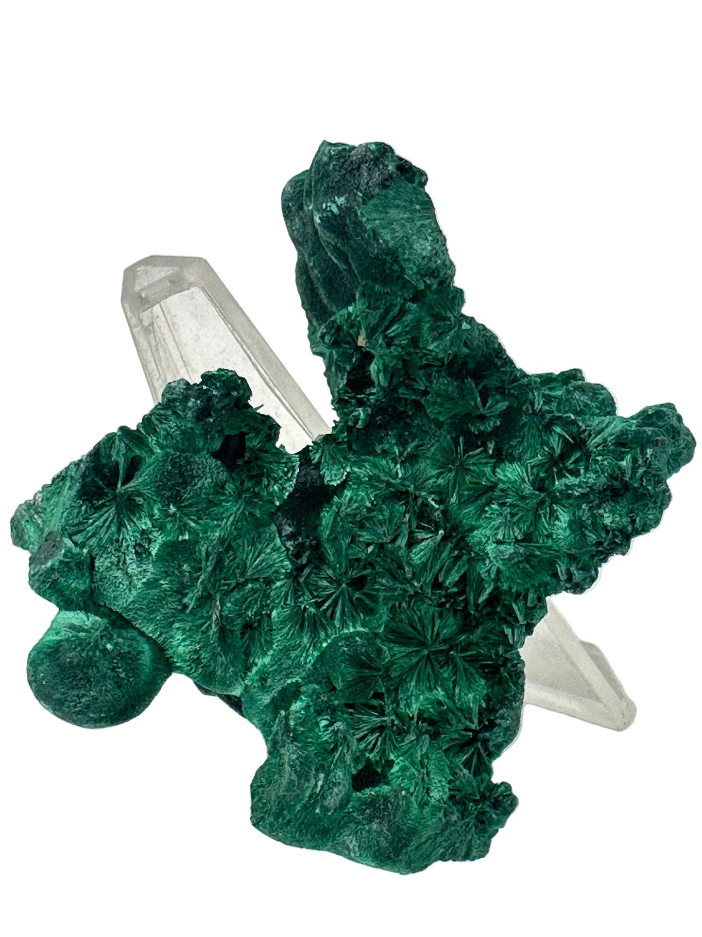 Natural Malachite Cluster