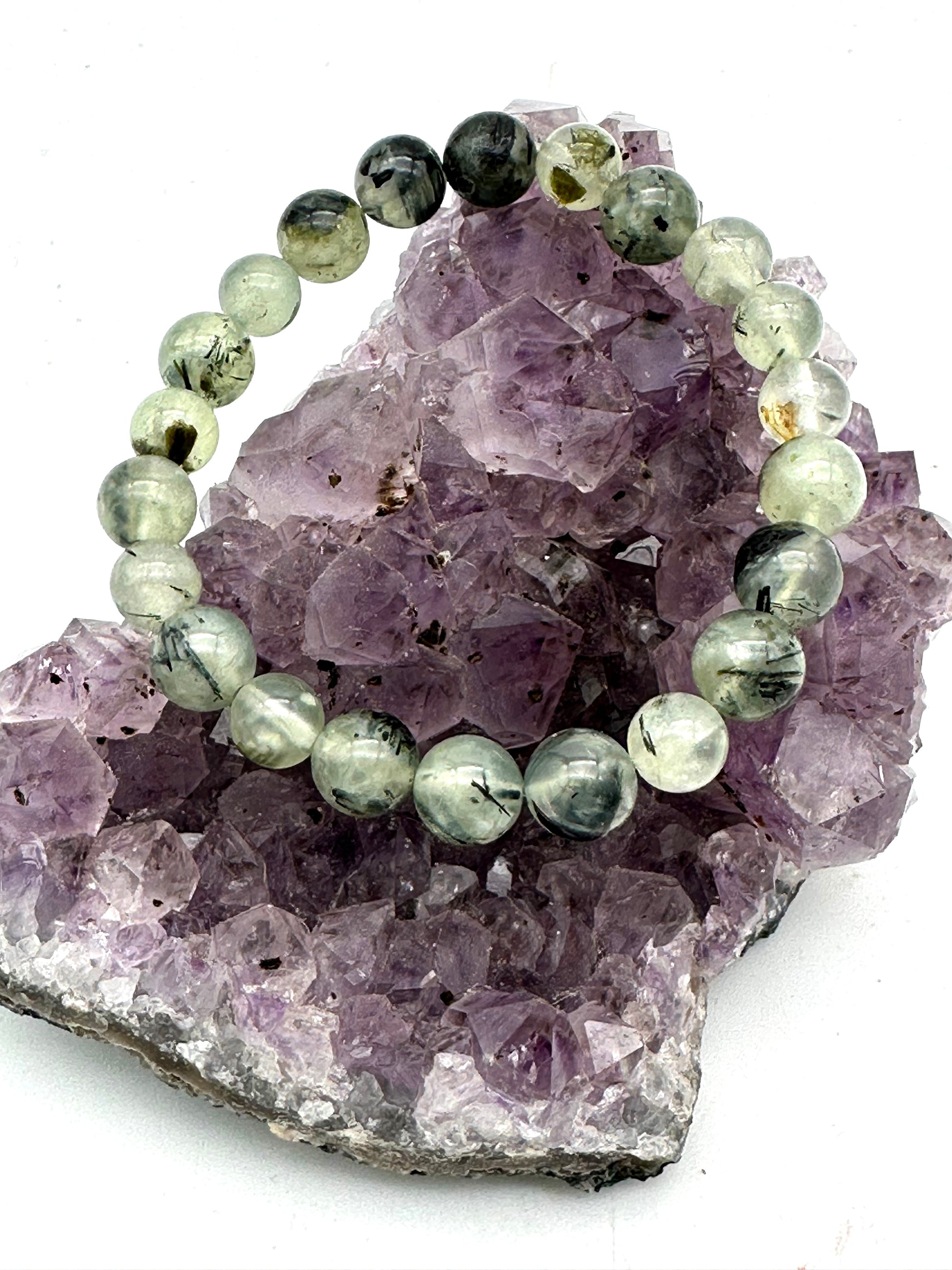 Green Prehnite Bracelet