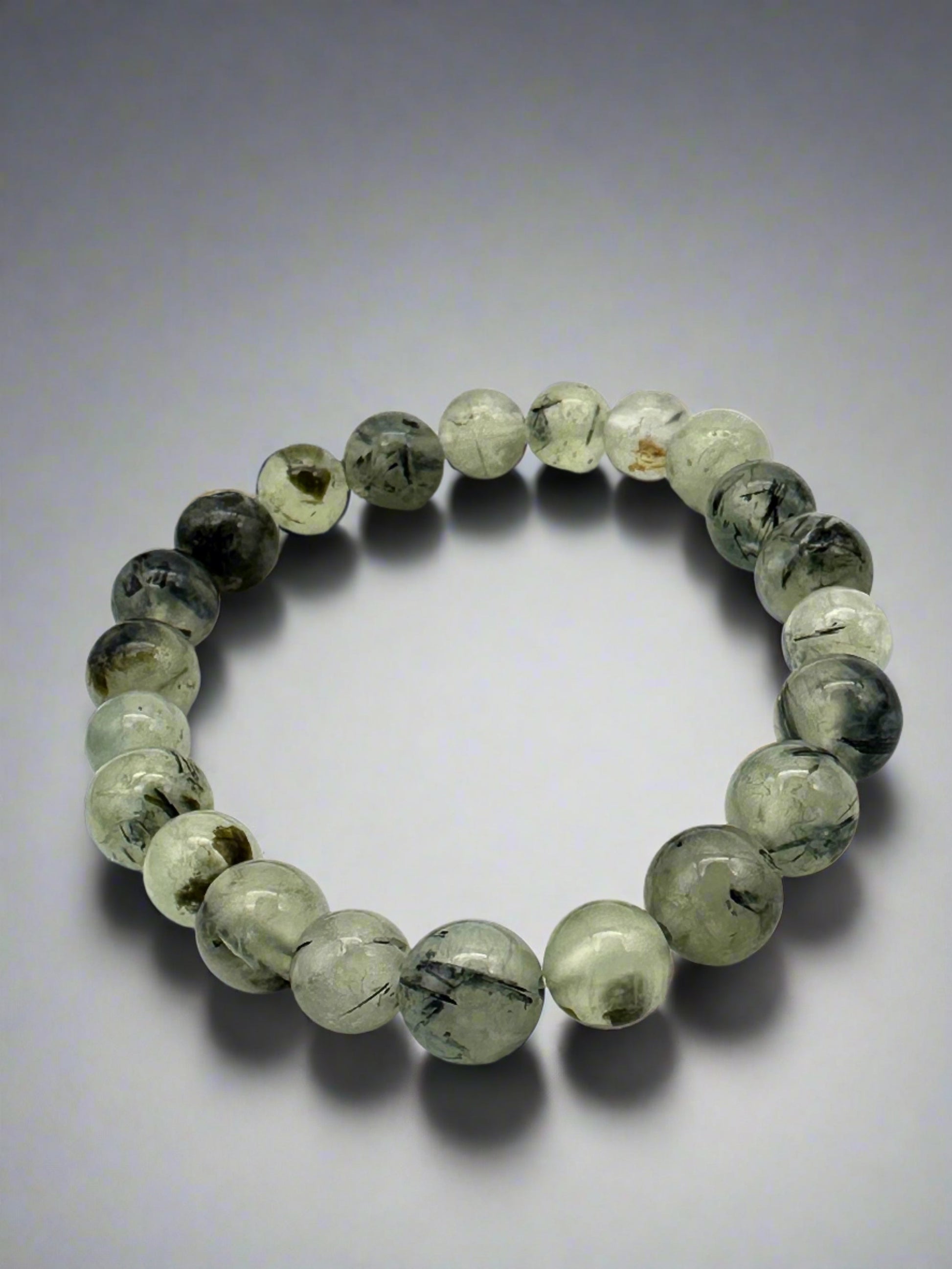 Green Prehnite Bracelet