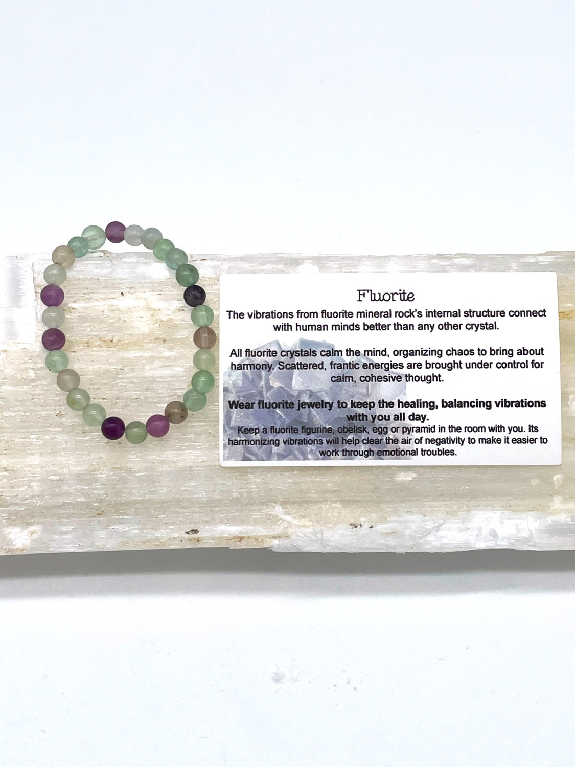 fluorite bracelet