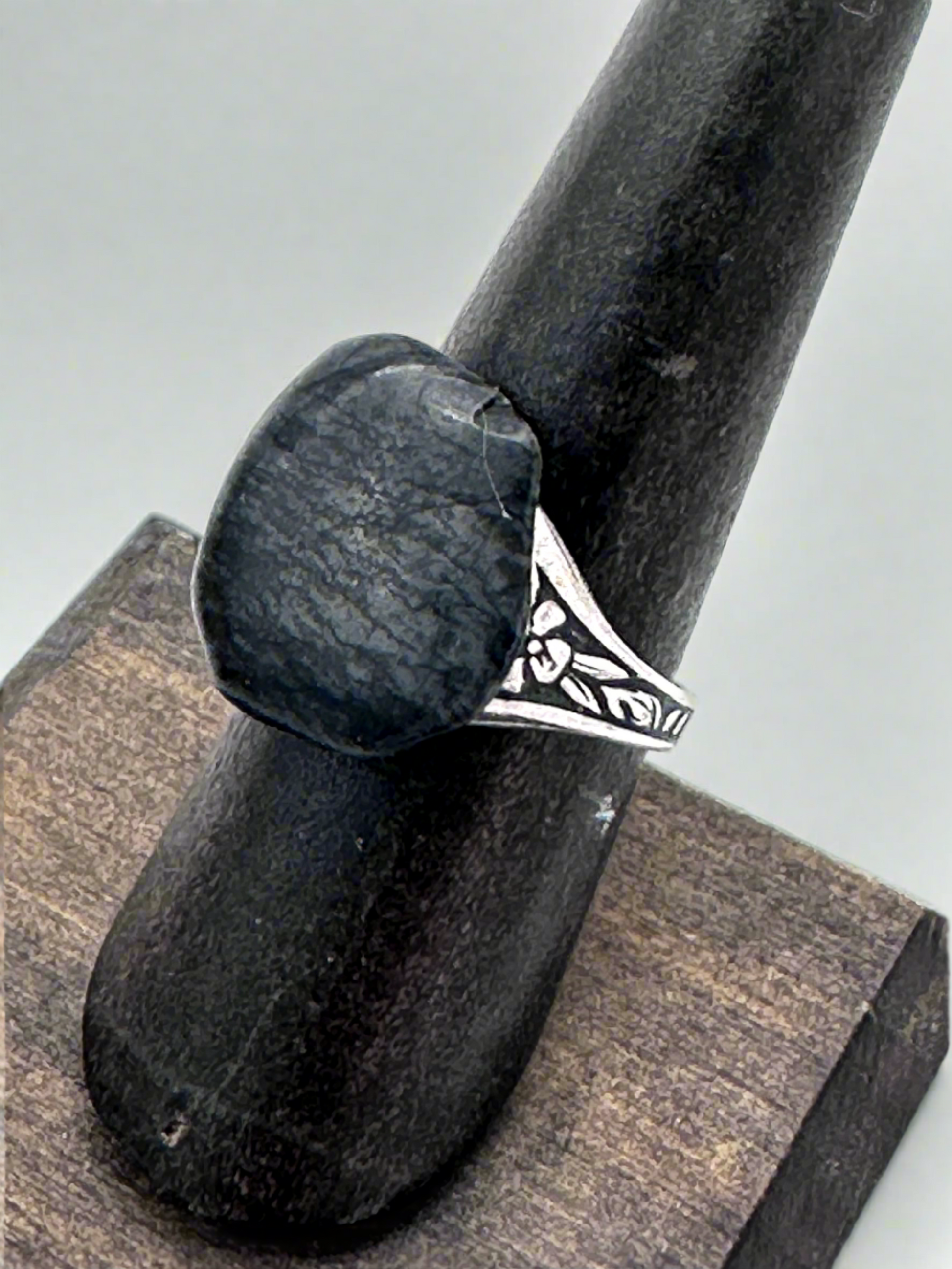 obsidian ring