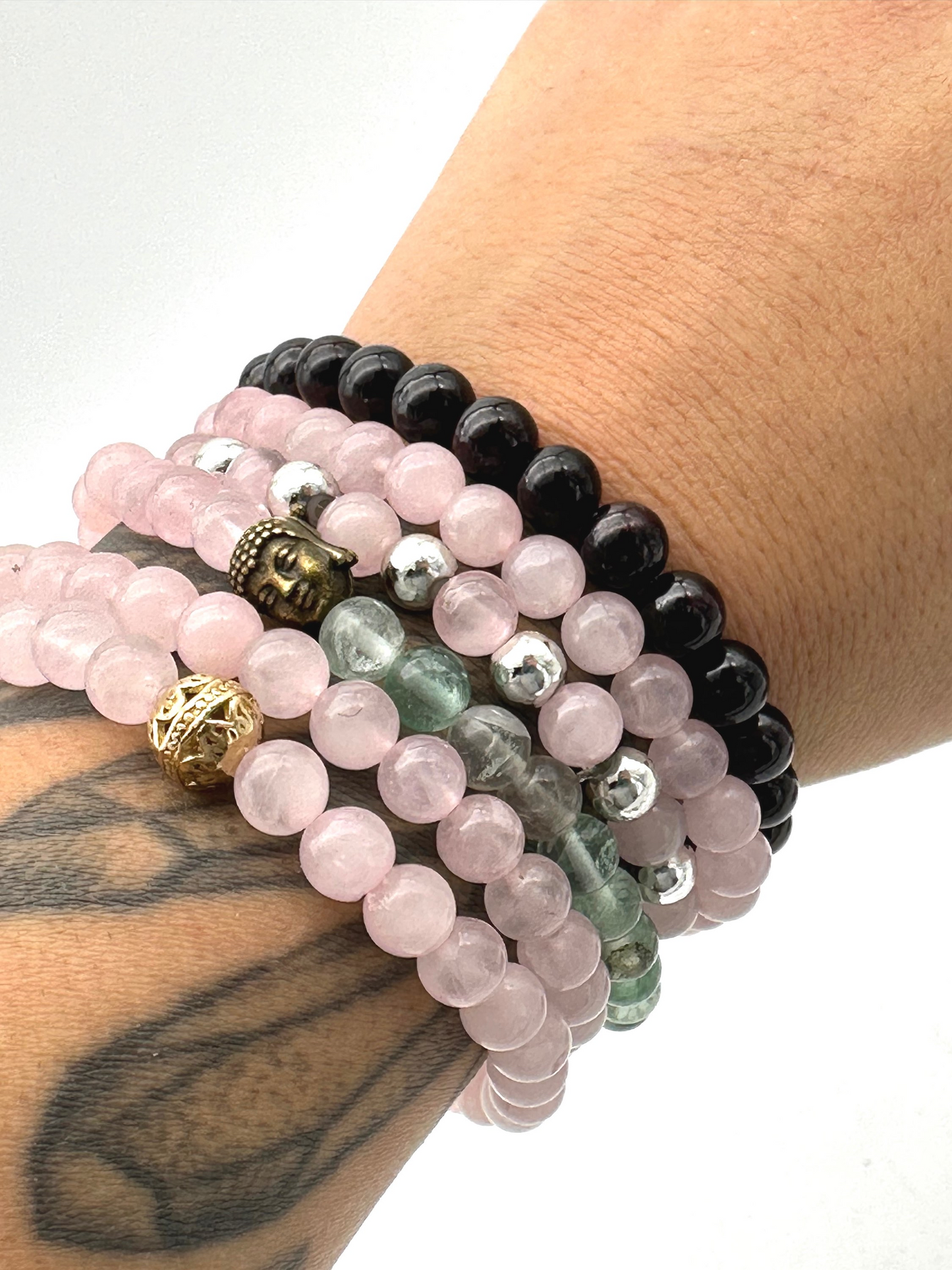 Rose Quartz Crystal Bracelet