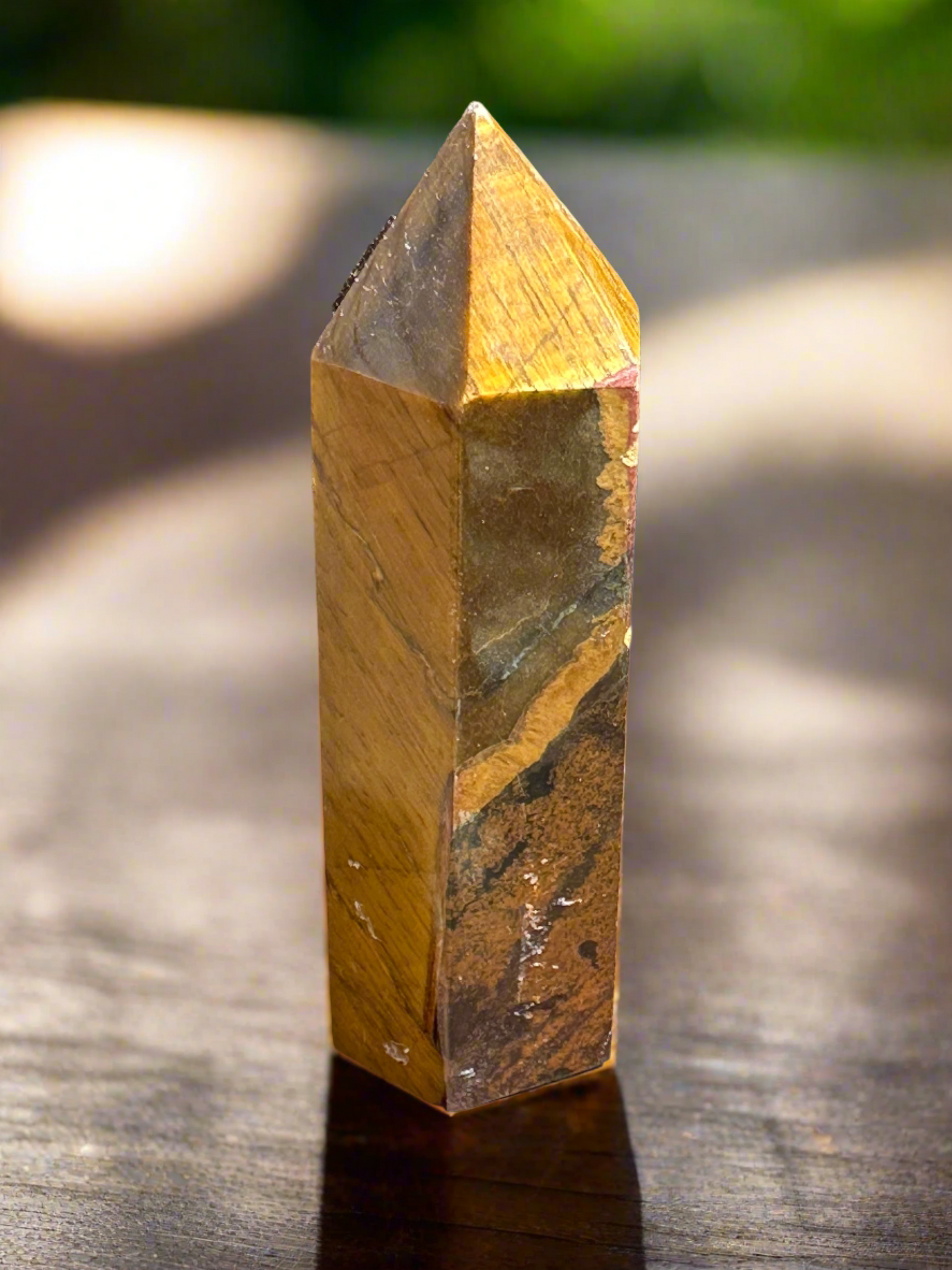 tigers eye obelisk tower crystal