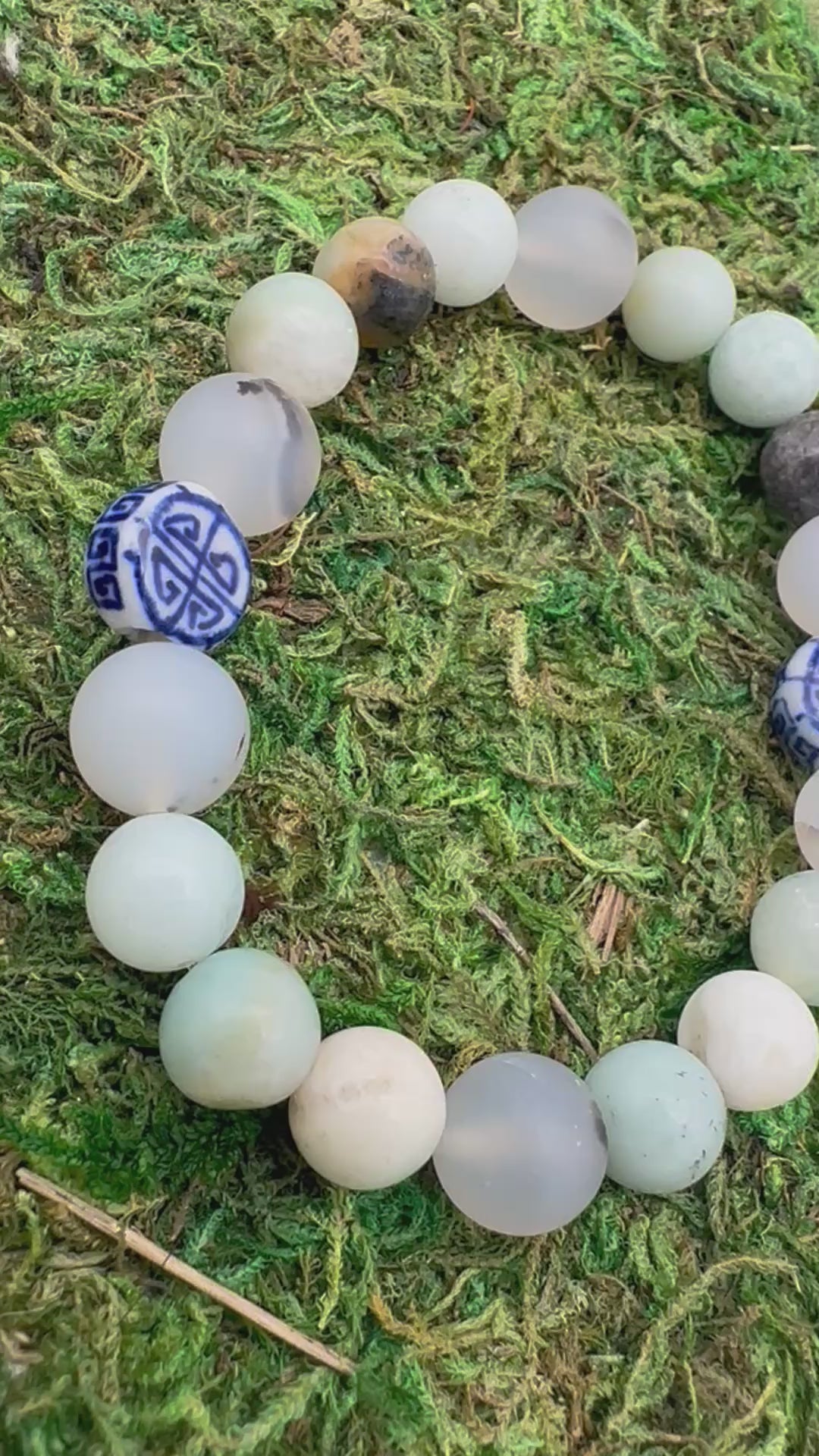 video close up of bracelet