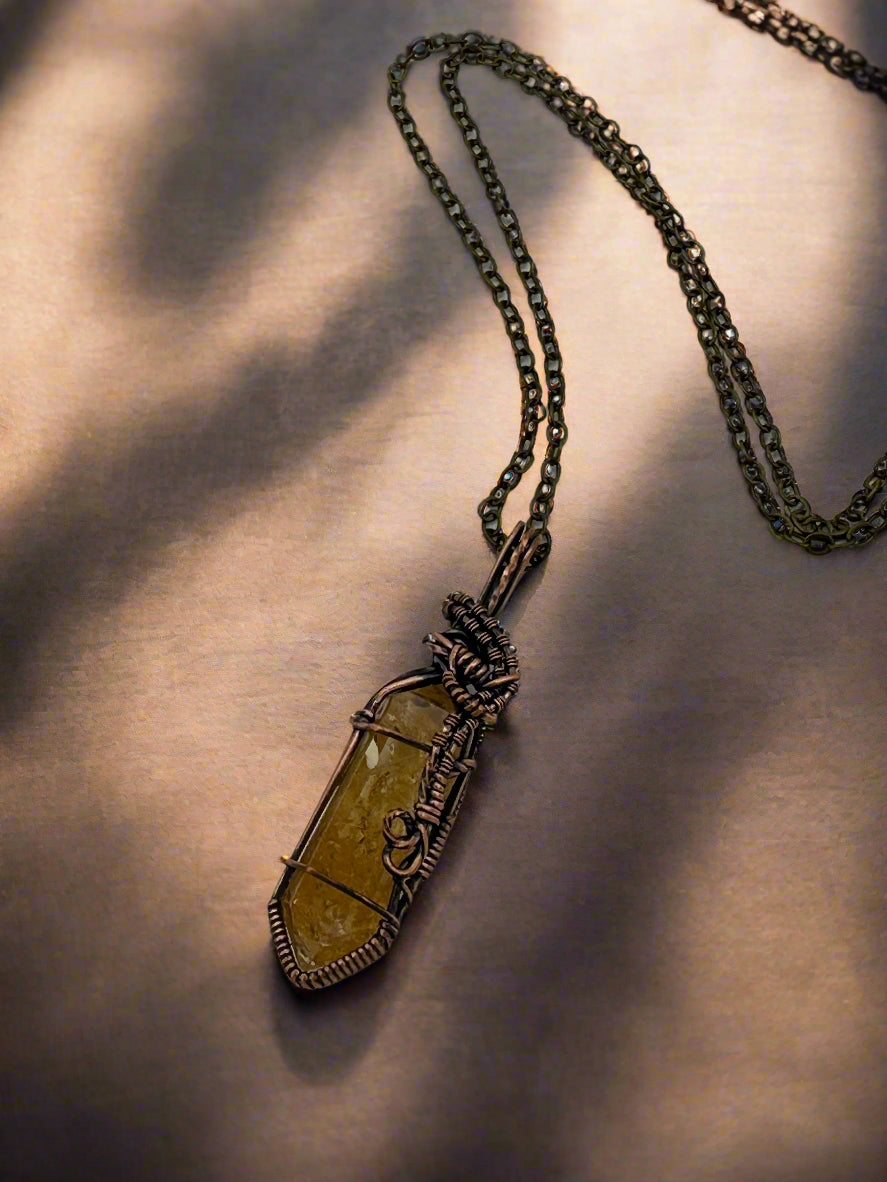 Lemon Quartz Pendant